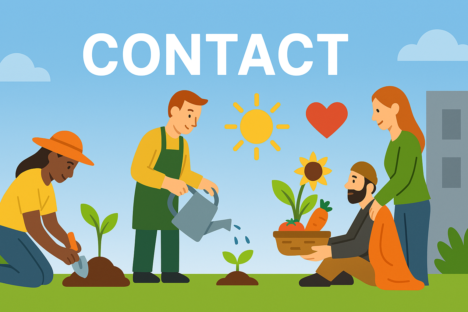 Contact Garden Tribe: gardening community support and questions