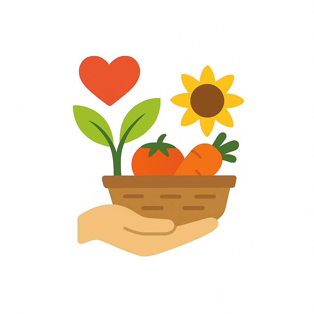Share your harvest with local food banks and shelters